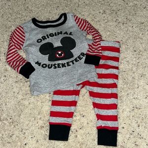 Disney 9-12M Original Mousketeers Pajamas